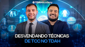 Cérebro com a parte cognitiva colorida